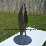 The "Walk" Steel Metal Table Sculpture
16" x 32" by James Perkins Metal Sculpture Studios 513.497.2200