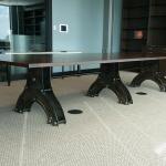 Industrial Conference Table by James Perkins Metal Sculpture Studios 513.497.2200