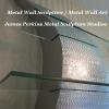 (Metal Wall Sculptures), (Metal Shelving) and (Functional Art)